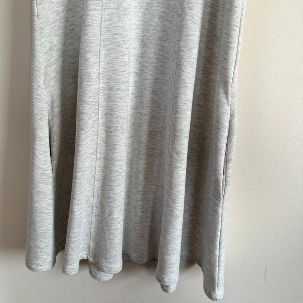 Freedom Trail Kyodan Cowl Neck Dress 1/2 Zip Front Sleeveless Grey Athleisure S - Picture 4 of 10